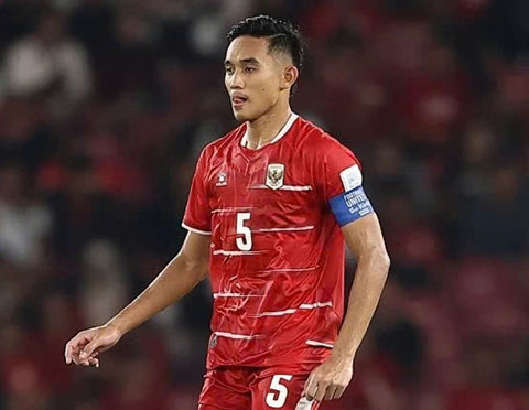 Trung vệ Rizky Ridho không có tên trong danh sách ĐT Indonesia dự FIFA ASEAN Cup
