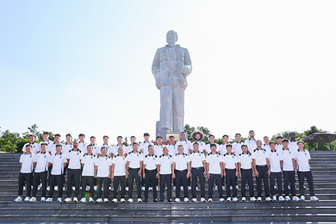 Mục tiêu của SLNA là trụ hạng V.League 2026/27 - Ảnh: SLNA 