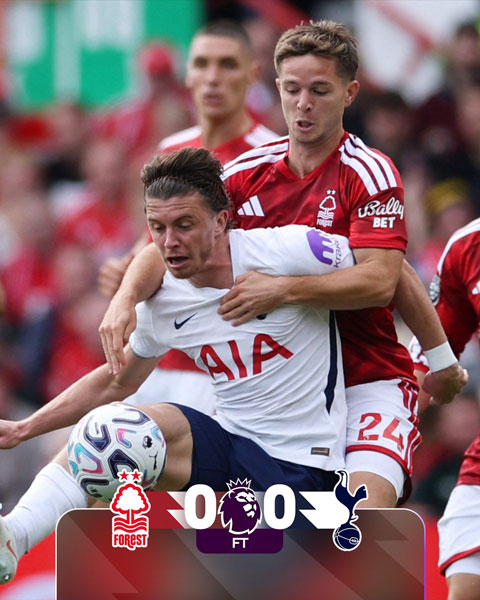 Tottenham có điểm số đầu tiên tại Premier League 2026/27 nhưng vẫn chưa ghi được bàn nào - Ảnh: @premierleague