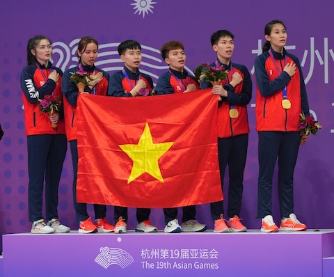 Việt Nam từng giành HCV cầu mây tại ASIAD 19 cách đây 4 năm. Ảnh: Độc Lập