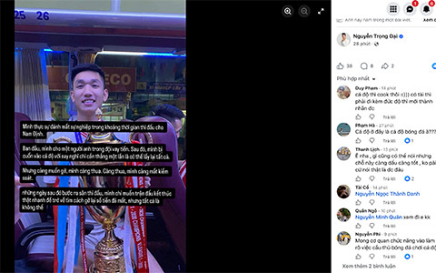 Trọng Đại thừa nhận đánh mất sự nghiệp trên facebook