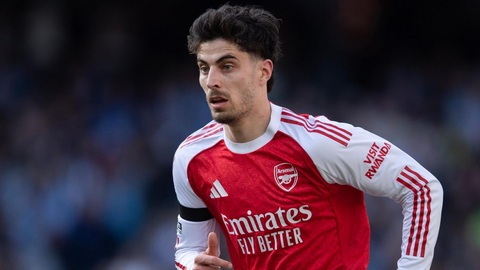 Kai Havertz là người hùng của Arsenal trong trận derby London đêm Chủ Nhật