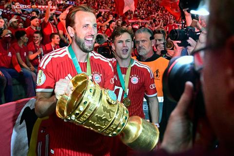 Kane đã có thành tích đáng nể tại Bayern mùa trước