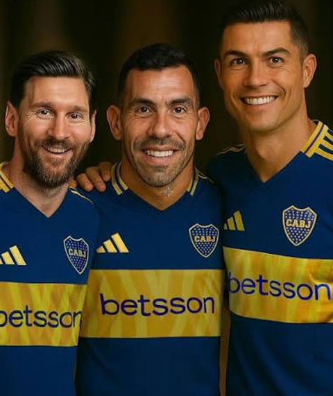 Ronaldo và Messi sẽ cùng chung màu áo
