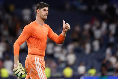 Courtois góp công lớn mang về chiến thắng cho Real