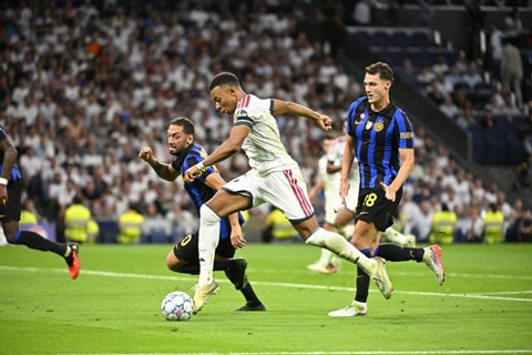 Mbappe bỏ túi 1 bàn trước Inter Milan