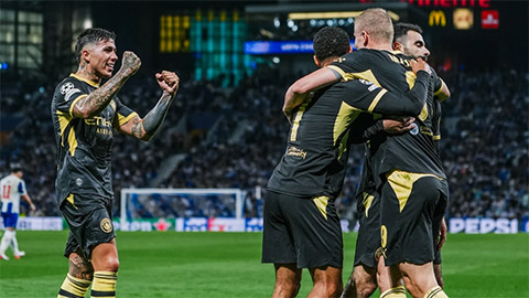 Man City đã hạ Porto 2-0 ở trận ra quân tại Champions League