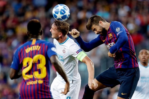 PSV Eindhoven là vị khách khiến Barca gặp nhiều khó khăn nhất. Ảnh: PSV