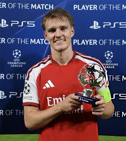Odegaard trở thành người hùng với pha lập công duy nhất