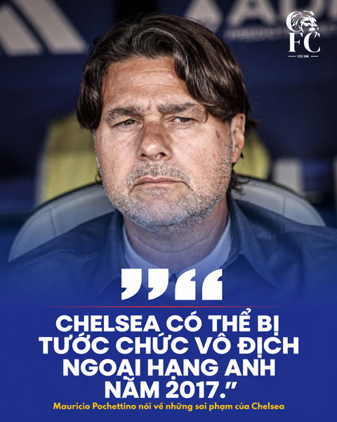 Pochettino đòi tước chức vô địch của Chelsea - Ảnh: CFC CZ/SK