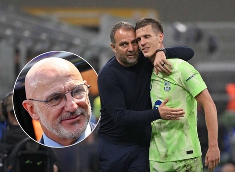 Olmo đánh giá rất cao cả hai ông thầy Hansi Flick và Luis de la Fuente. Ảnh: Instagram