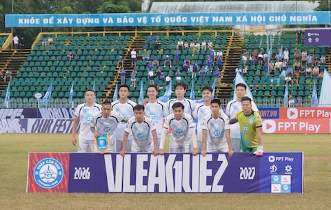 Thép Cần Thơ đã có màn ra mắt khán giả nhà ở vòng khai màn mùa giải 2026/27. Ảnh: CTV 