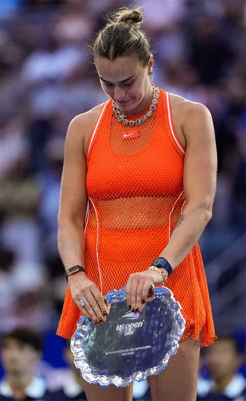 Nỗi thất vọng của Sabalenka 