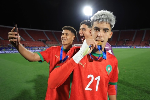 Tiền đạo này là người hùng giúp đội trẻ Morocco vô địch U20 World Cup năm 2025. Ảnh: The New York Times