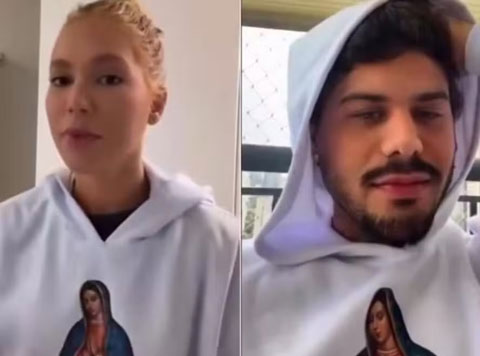 Virginia Fonseca và chồng cũ Ze Felipe