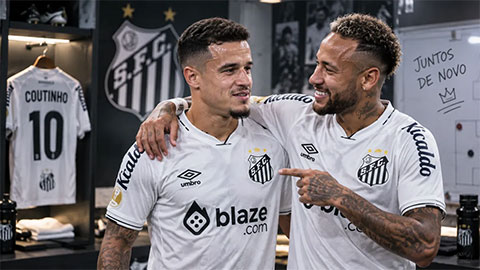 Coutinho sẽ sát cánh cùng Neymar tại Santos