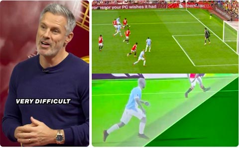 Jamie Carragher là một trong những người phản đối gay gắt nhất quyết định công nhận bàn thắng của VAR