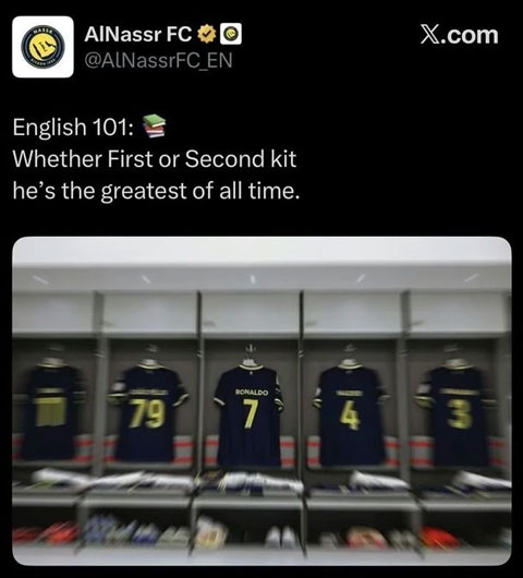 Bài đăng chữa cháy của Al Nassr