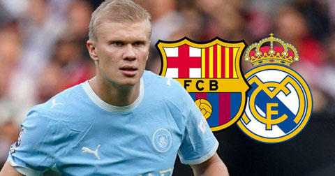 Barca và Real sẵn sàng chi đậm mua Haaland ở hè 2027