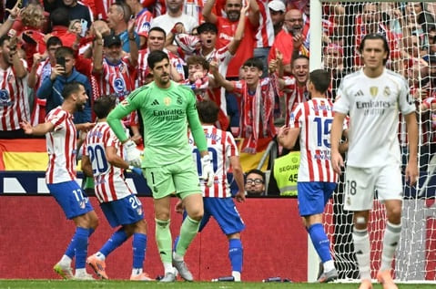 Trận thua 2-5 trên sân Atletico mùa trước là ký ức đau đớn của Real Madrid. Ảnh: Managing Madrid