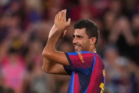 Rodri nhanh chóng phát huy tầm ảnh hưởng tại Barca