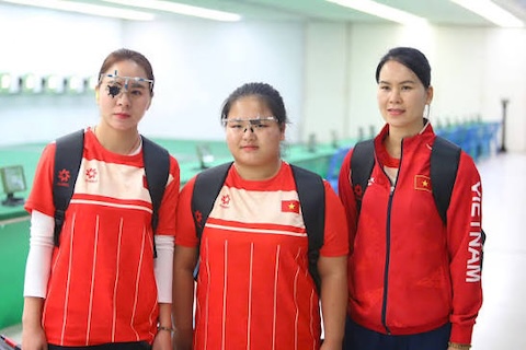 Bắn súng lâu nay luôn được xem là thế mạnh của đoàn Việt Nam. Ảnh: Nguyên Khang 