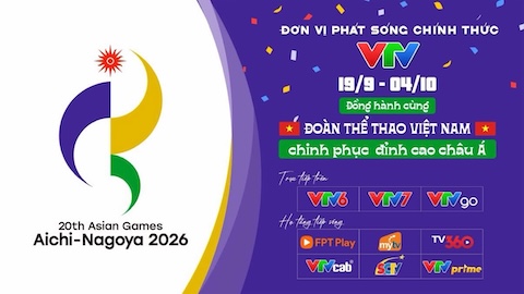 Khán giả Việt Nam sẽ đồng hàng cùng đoàn thể thao nước nhà trên các nên tảng truyền hình