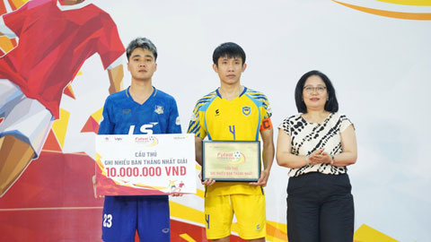 Đa Hải cũng giành danh hiệu đồng Vua phá lưới giải đấu. Ảnh - Nguyễn Khanh