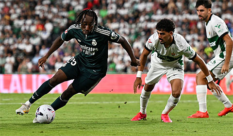 Diomande có pha kiến tạo đầu tiên tại La Liga cho Mbappe ghi bàn