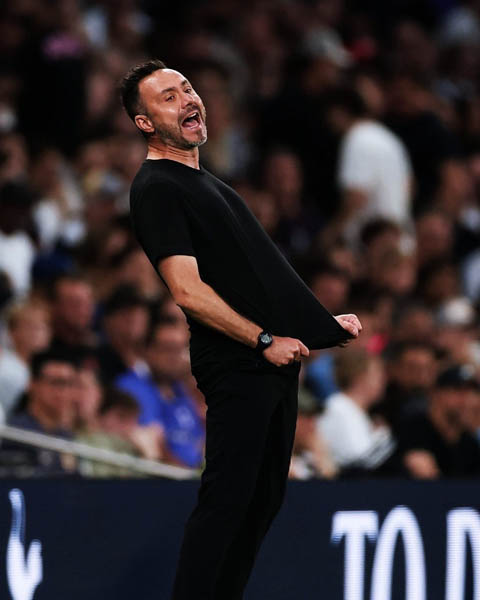 De Zerbi còn nhiều thời gian ở Tottenham?