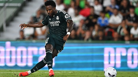 Vinicius mới chỉ có 1 bàn thắng sau 7 lần ra sân ở mùa giải này