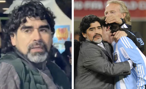Gustava có ngoại hình rất Maradona