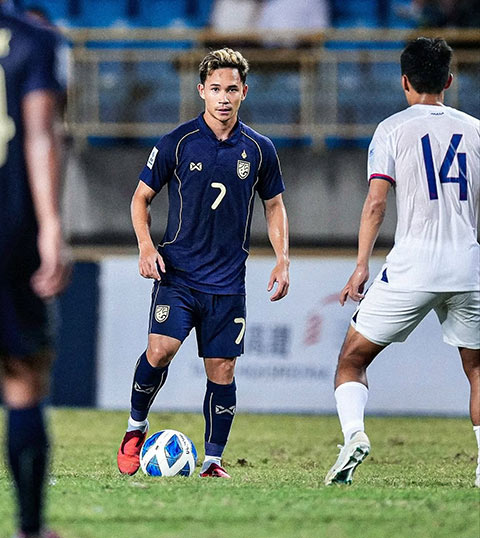 Tiền đạo Supachok trở lại ĐT Thái Lan tham dự FIFA ASEAN Cup