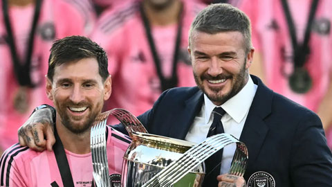 Beckham tin rằng Messi sẽ giành Quả Bóng Vàng 2026 - Ảnh: AFP