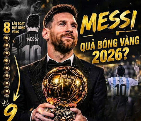 Messi có cơ hội giành Quả Bóng Vàng thứ 9