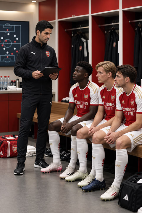Arteta không yêu cầu các ngôi sao Arsenal phải mạo hiểm trong các trận đấu - Ảnh: 
