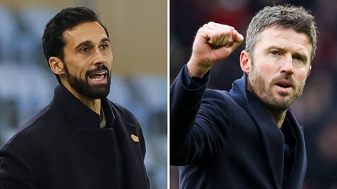 Trận Fulham - MU chứng kiến cuộc đối đầu đáng chú ý giữa 2 HLV Alvaro Arbeloa và Michael Carrick