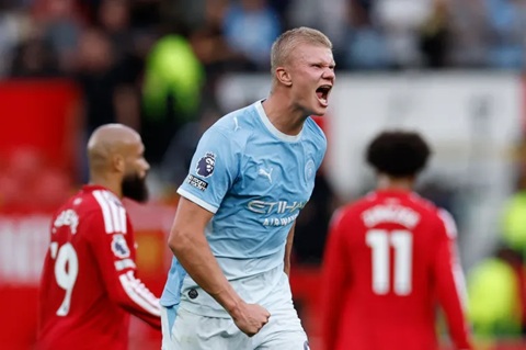 Erling Haaland đang dẫn đầu danh sách ghi bàn tại Premier League mùa này với 4 pha lập công