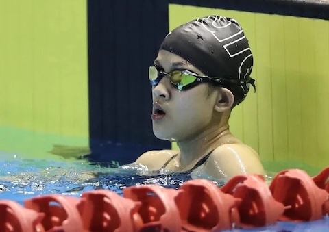 Thuý Hiền vào chung kết 50m ếch nữ. Ảnh: CTV