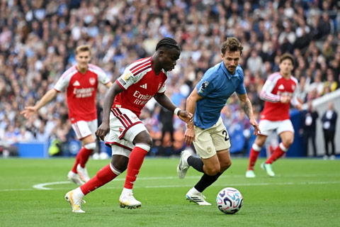 Brighton gần như đọc được cách di chuyển cũng như xử lý bóng của các cầu thủ Arsenal