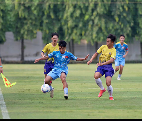 U16 Việt Nam có trận hòa đội trẻ Hà Nội trước ngày sang Trung Quốc