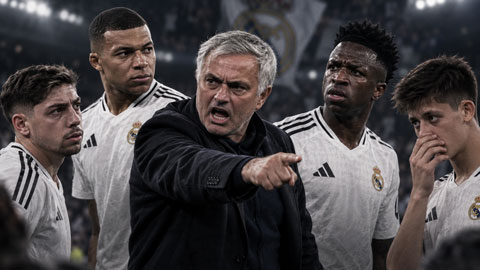 Mourinho yêu cầu 4 ngôi sao Valverde, Mbappe, Vinicius và Guler cần cải thiện tinh thần thi đấu