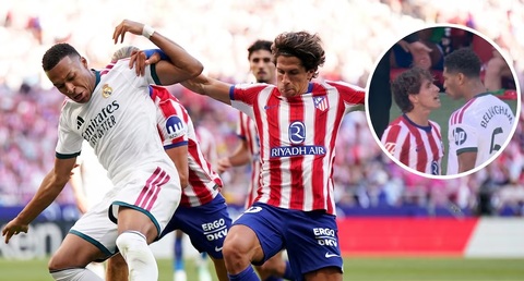 Không phải Mbappe hay Bellingham mà Giuliano Simeone mới là ngôi sao của trận derby Madrid. Ảnh: Infobae