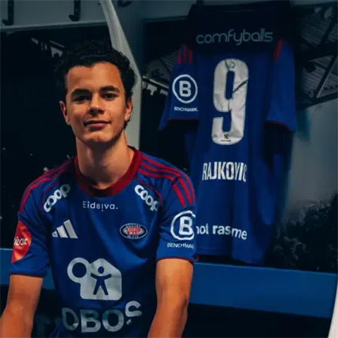 Rajkovic phá kỷ lục ghi bàn của Haaland