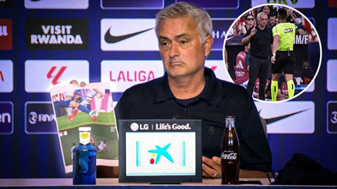 Mourinho tiếp tục công kích trọng tài thay vì tập trung vào câu chuyện chuyên môn tại Real Madrid