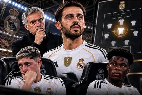 Bernardo phải xếp sau Valverde và Tchouameni cho vị trí tiền vệ trung tâm. Ảnh: Instagram