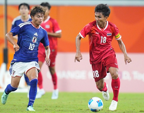 U23 Thái Lan thua U23 Nhật Bản trong trận tranh ngôi đầu 