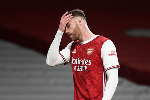 Những hậu vệ thuộc dạng làng nhàng như Calum Chambers đã bị Arsenal thải loại từ lâu