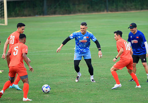 Lê Giang Patrik muốn cùng ĐT Việt Nam vô địch FIFA ASEAN Cup. Ảnh: Đức Cường