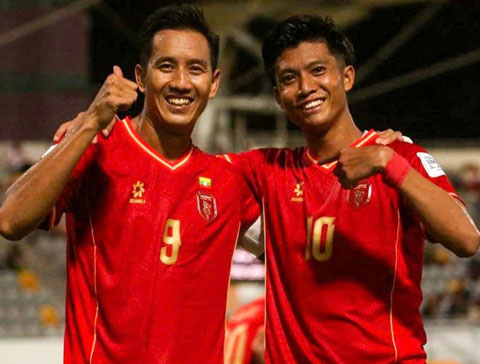Myanmar có chiến thắng 2-0 xứng đáng
